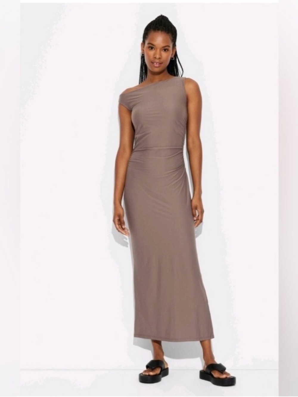 NWOT Wild Fable One Shoulder Maxi Dress